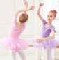 Preview: Tolles Ballettkleidchen in rosa und violett, mit bauschigem Tutu! Solange Vorrat.