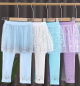 Preview: Prinzessinnen Leggings mit Glitzer-Tutu - viele Farben!