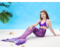 Preview: Meerjungfrauen-Flosse Set Sirena Premium VIOLETT, Kindergrössen