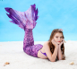 Preview: Meerjungfrauen-Flosse Set Sirena Premium VIOLETT, Kindergrössen