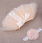 Preview: Newborn Baby Tutu Set, hell-apricot