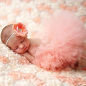 Preview: Newborn Baby Tutu-Set in 3 schönen Farben