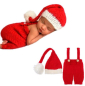 Preview: Newborn Baby Set 'Santa' 2-teilig