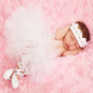 Preview: Baby Ballerina - ganz süsses Set für Babyfotografie