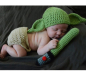 Preview: Newborn Foto-Set Yoda 3-teilig