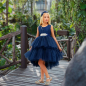 Preview: 4 Farben: Tolles, ca. knielanges Partykleid mit Chic