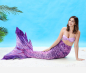 Preview: Meerjungfrauenflossen-Set Sirena Premium VIOLETT, in Erwachsenengrössen