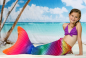 Preview: Angebot:  Meerjungfrauenflossen-Set - Rainbow mit Bikini - solange Vorrat