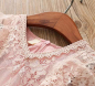 Preview: Romantisches Vintage Kleidchen mit Spitzen und Chiffon - Vanille oder Rosa