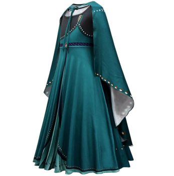 Wunderschönes, langes Anna Kleid mit Cape