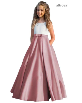 6 Farben - Eigenproduktion: Premium Traumkleid - Satin, bicolor - sehr edel