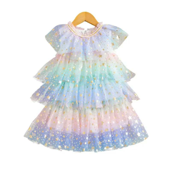 Ein perfektes Geschenk für kleine Mädchen: Einhorn-Pastell Tüllkleid