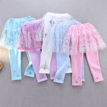 Prinzessinnen Leggings mit Glitzer-Tutu - viele Farben!