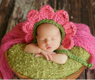 Blumenkinder - herziges Outfit für Babyfotos - verschiedene Farben