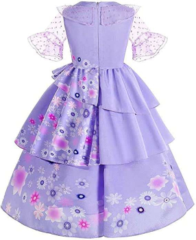 Inspiriert von Isabella:  Prinzessinnenkleid in Lavendel, glamourös mit Volants