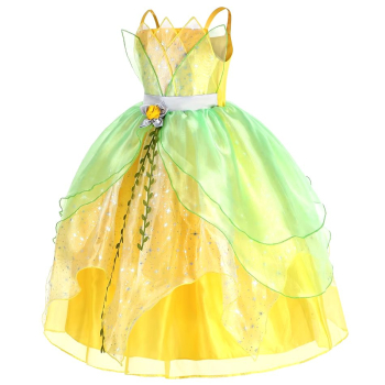 Zauberhaftes Prinzessinnenkleid für Tiana oder Tinkerbell