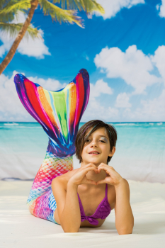 Meerjungfrauenflossen-Set "Splash" mit Bikini