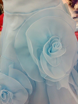 Rosenkleid Tüll-Traum, hellblau