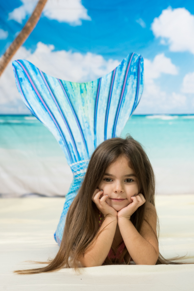 Meerjungfrauenflossen-Set 'Aquana' mit Bikini