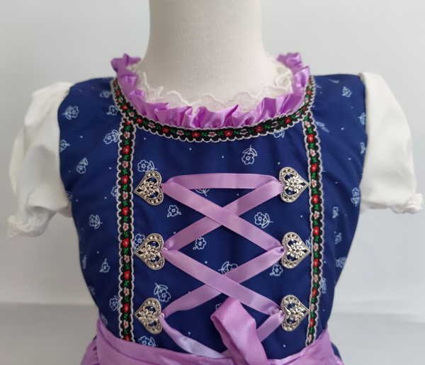 4 Farben: Zauberhaftes Dirndl für Mädchen und Babygirls - eigenes Design, wunderschöne Details!