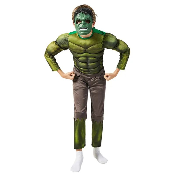 Monsteralarm! Kinderkostüm von Hulk inspiriert - inklusive Maske