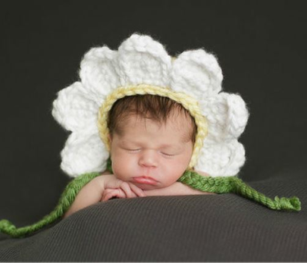 Blumenkinder - herziges Outfit für Babyfotos - verschiedene Farben